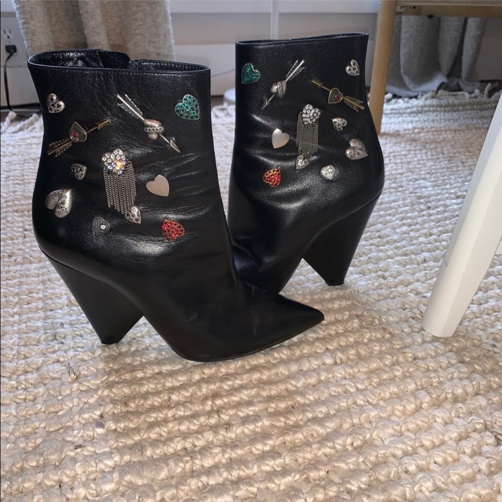Saint Laurent charms bootie